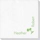 Corner Text with Palm Trees Deville Napkins Image 1 of 2